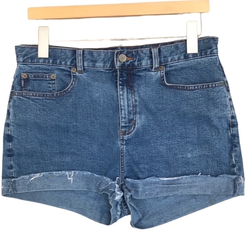 Lauren Jeans Co Ralph Lauren Cutoff Denim Shorts 10P - Picture 11 of 11